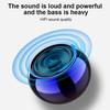 Wireless Bluetooth Speaker Portable Small Steel Subwoofer Outdoor Mini Bluetooth Small Speaker