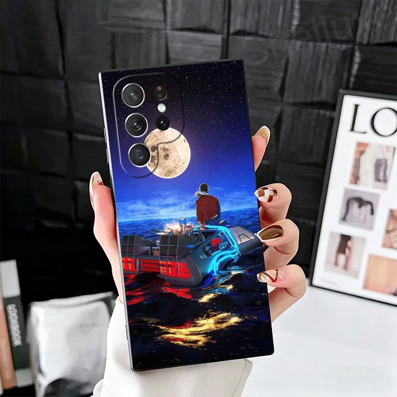 Back To The Future Soft Phone Case for Samsung Galaxy S26 S25 Edge S24 Ultra S23 Plus S22 S21 FE S20 Black Cover Back Shell Samsung S21