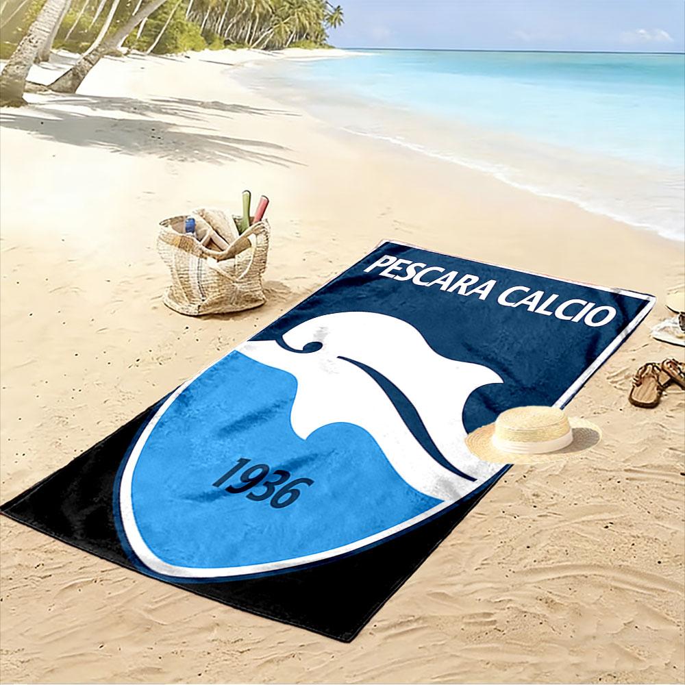Pescara Calcio Crest Towel A must-have beach towel for beach travel