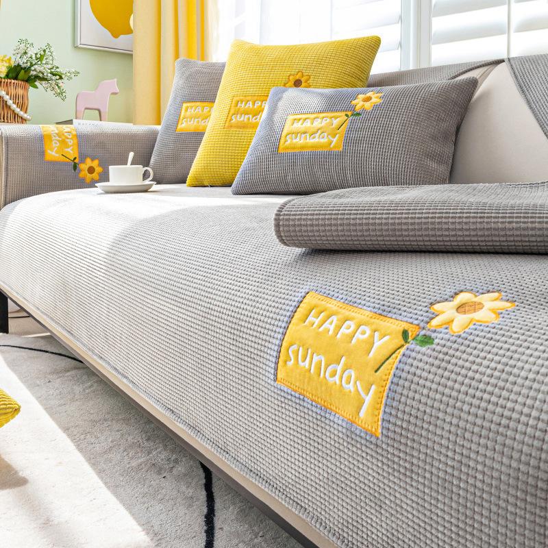 Sofa Cover, All-inclusive, Universal Cover, Sofa Towel, Full Cover, Sofa Blanket, Sofa Cushion, Four-season Universal Sofa Cover