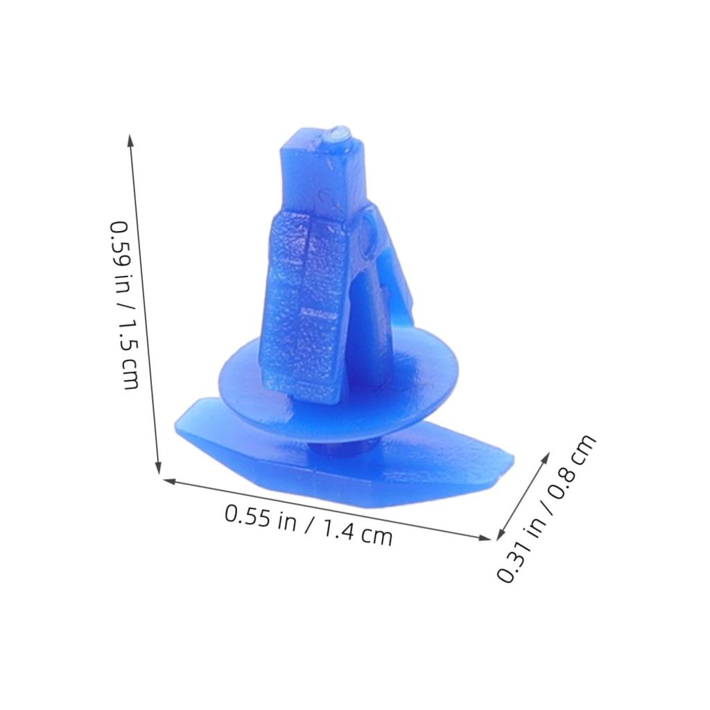 CVUTOVO 200pcs Car Weather Strip Clips Plastic Auto Retainer Clips Easy Installation Durable Universal Fasteners