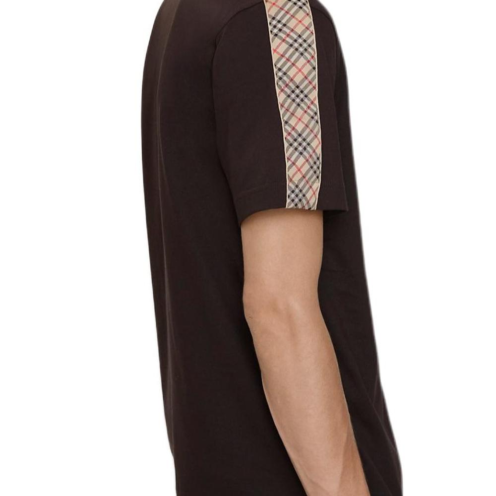 Burberry Check-trimmed Cotton T-shirt 81160511