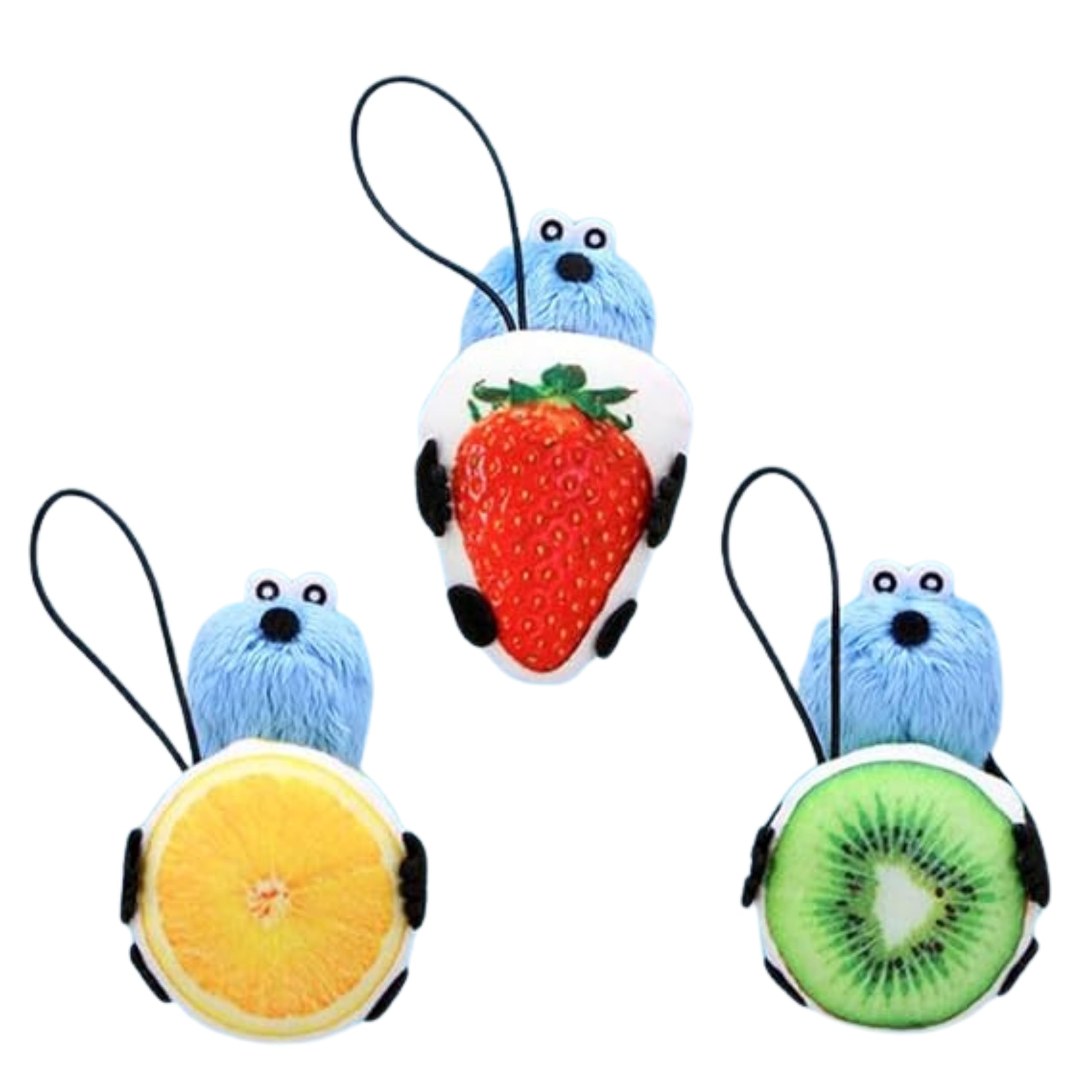 

Кукла Sunsun Фруктовый Маскот Плюшевая Игрушка Полный Набор из 3 Видов 10см (Апельсин, Клубника, Киви) Прибл.