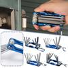 8 In 1 Portable Folding Hex Wrench Screwdriver Folding Allen Wrench Set Hex Key  Functional Tools