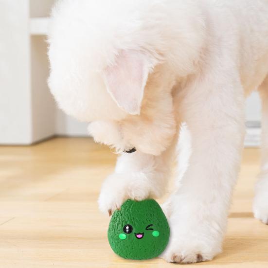 Squeaky Fruit Dog Toy Latex Dog Chew Toy Cute Fruit Shape Puppy Teething Toy for Small Medium Dogs Teeth Cleaning