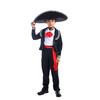 Ethnic Mexican Childrens Dance Attire With Printed Design And Long Sleeve For Stage Use