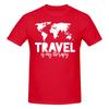 Piece Around The World Graphic  Cotton TShirt All I Need is Travel Tees Tops For Unisex