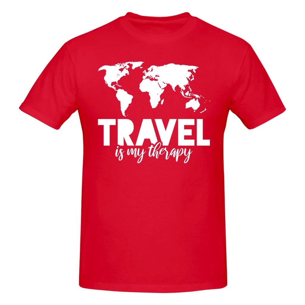 Piece Around The World Graphic  Cotton TShirt All I Need is Travel Tees Tops For Unisex