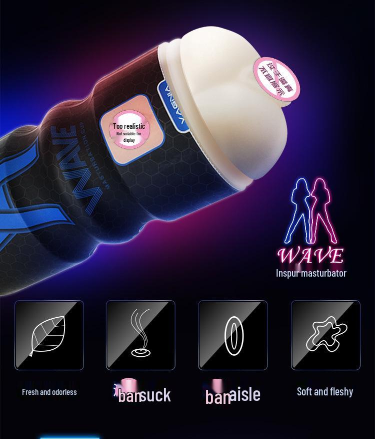 Inwave Masturbator für Männer: Männer Masturbationsbecher und Penis Trainer – Erwachsenen Sexspielzeug