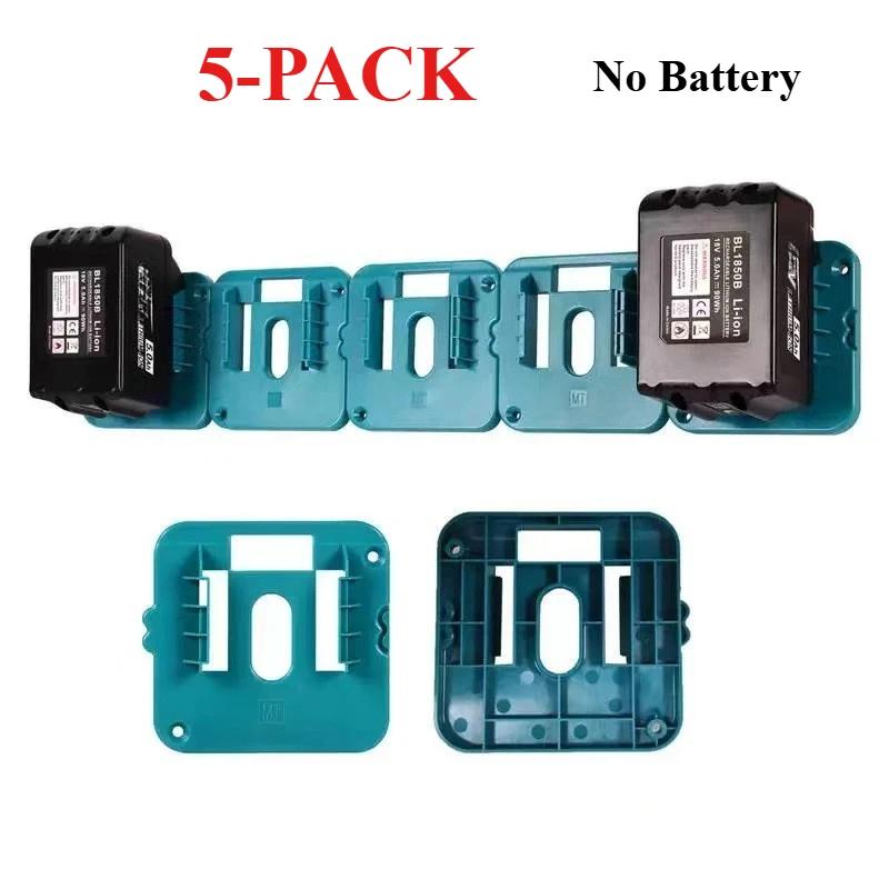 Battery Holder for Makita 18V Li-ion Battery Tools Machine Holder Storage Rack Wall Mount for Makita BL1860 BL1850 BL1840 BL1830