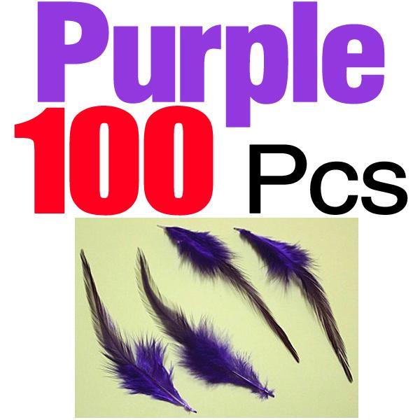 MNFT 100pcs Dyed Nature Pheasant Saddle Feather Hair Fly Tying Hackle Material Ginger Blue Cream White Rose Red Multiple Colors