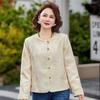YUZHAOLIN Women's New Chinese Style Jacquard Embroidered Jacket