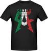 Canelo Music Alvarez Trička Pánská Letní Bavlněná Ležérní Kulatý Výstřih Krátký Rukáv Unisex Tričko
