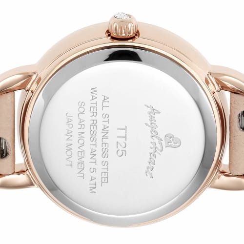 ANGELHEART Twinkle Time Women's Watch, Pearl Dial, Stainless Steel, Solar Battery, 25mm, Official Warranty, Pink, TT25P-PK