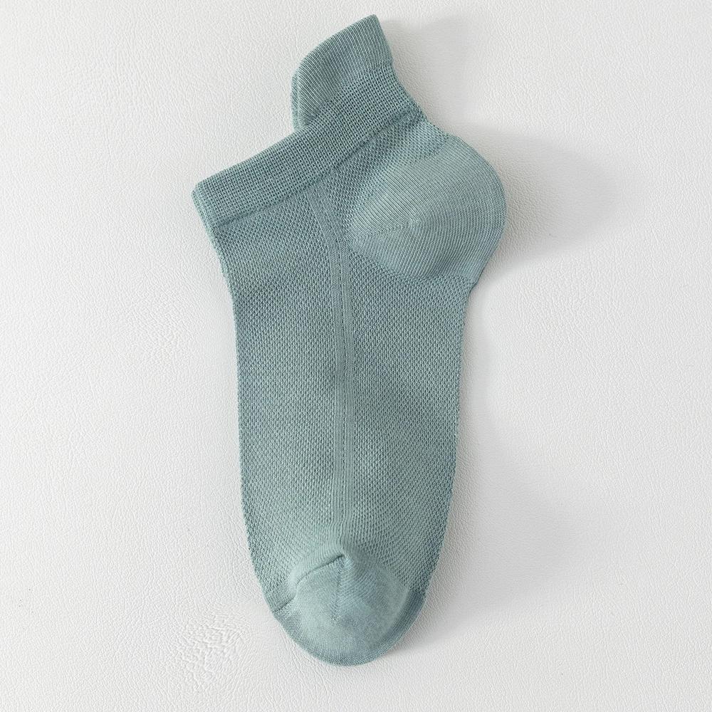 6 Pairs Summer Socks Men Thin Mesh Ankle No-show Socks High Quality Cotton Invisible Sports Socks