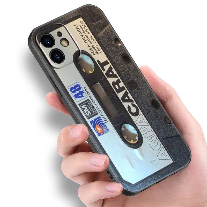 Θήκη Vintage Κασέτας ρετρό στυλ Για Apple iPhone 14 13 12 Mini 11 Pro Max 7 8 XR X XS 7 8 Plus SE 2020 2022 Κάλυμμα