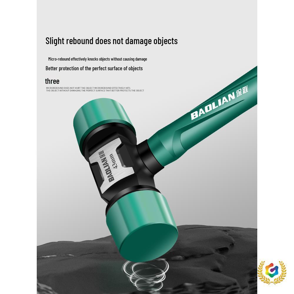 Obkladačské kladivo s gumovou hlavou a pevnou plastovou hlavou