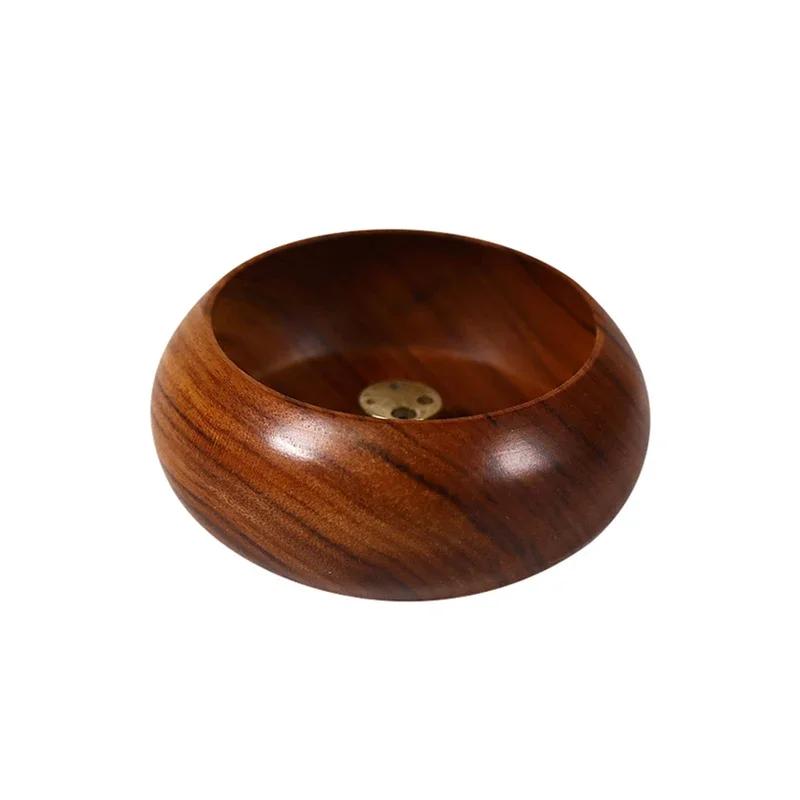 

Деревянная чаша Мини-держатель для благовоний Палисандровая курильница для благовоний Держатель для палочек Чаша-держатель для украшения дома Ароматный запах