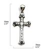 Goodvibrations Celtic Cross Pendant, Christian Style, Sterling Silver 925