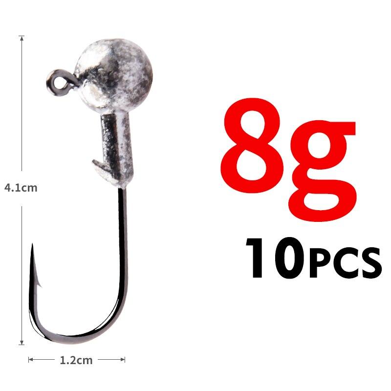 MEREDITH Cabeça de gabarito 1g 2g 3g 4g 5g 7g 8g 10g 12g 14g 22g cabeça gancho gabarito gancho de pesca gabarito pique peixe acessórios