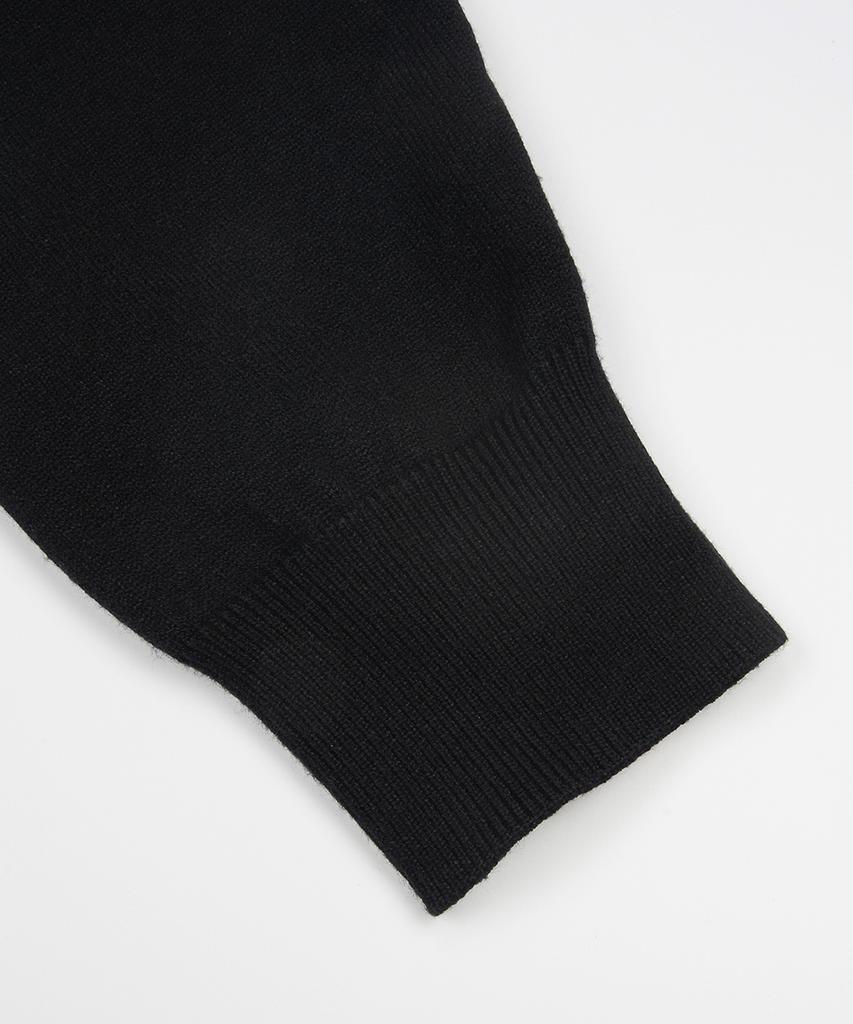 NINEZ Soft Mock Neck Muscle Knit (2 Colors)