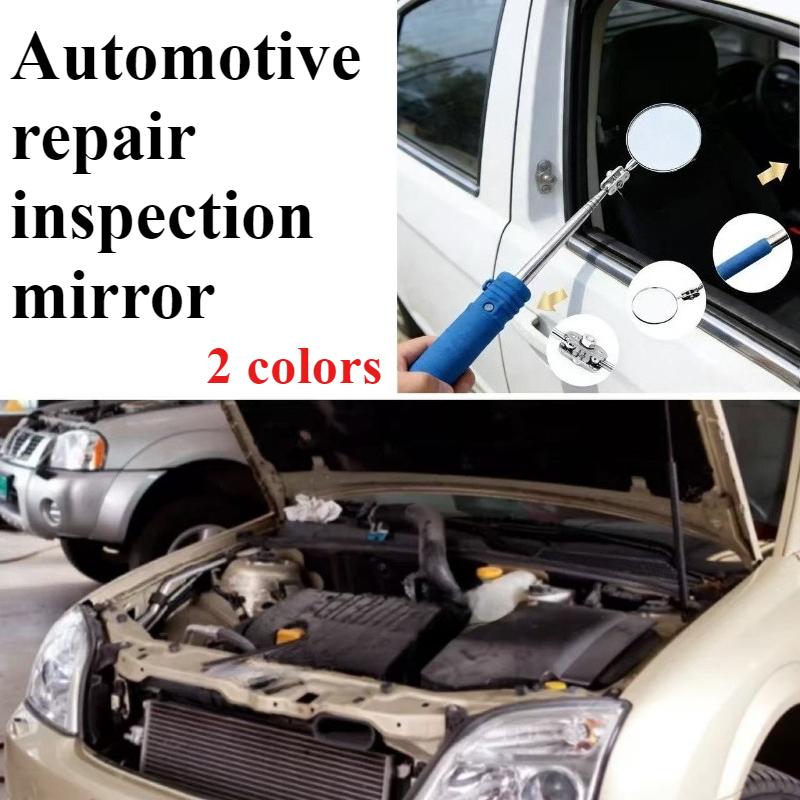 1 Stück Auto Reparatur Inspektionsspiegel 360 Grad Faltbar Teleskop Reflektor Fahrwerksinspektion für Autoreparatur