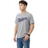 Nike X MLB T Shirts Unisex Los Angeles Dodgers Gray Crew Neck Thin Other N199-06G-LD-M3X