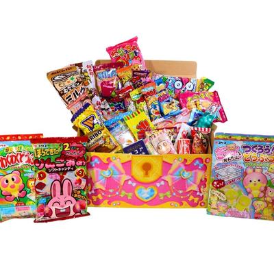 Contains 3 Fun Sweets To 35 Items In Assorted Candy Educational Coris Making Sweets Christmas Pikichemo Treasure Box Make, Candy, Total, Toys, Sweets,