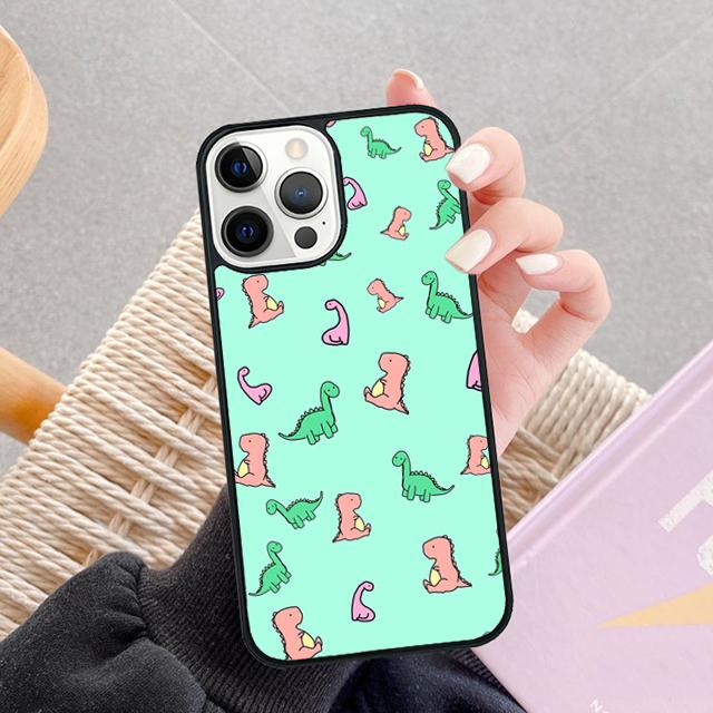 Dinosaur Pattern Phone Case For Apple iPhone 17 Air Pro Max Plus Coque For iPhone 17 Air 14 15 16 13 12 Max Cover