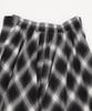 WEGO Irregular Hem Long Checkered Korean Size Black Women's Flannel-Like Skirt, Skirt, Fall/Winter Outfit, Streetwear, Casual, Style, Gift, F,