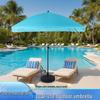 Large Commercial Square Patio Sun Umbrella – Customizable Logo, Outdoor Beach Sunshade