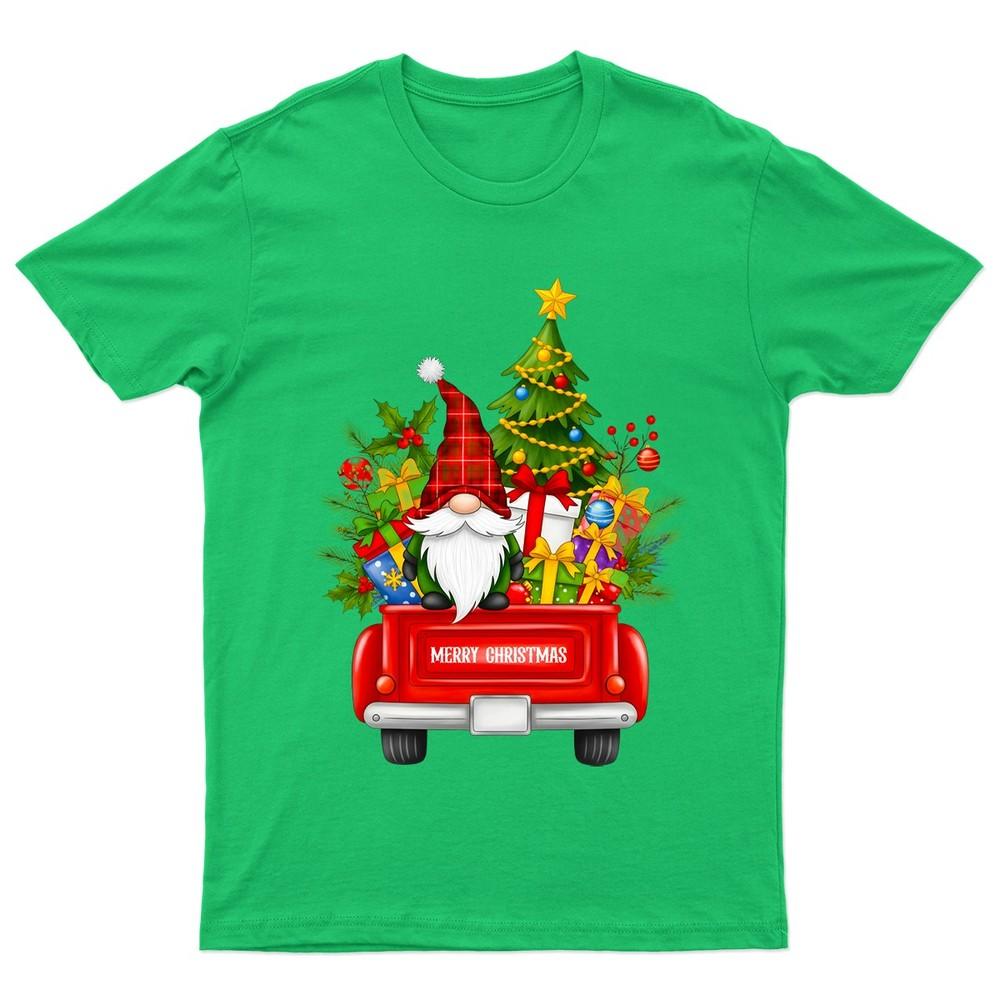 Gnome Christmas Truck Merry TShirt Unisex Gift Retro Funny Womens Vintage Unisex T-Shirt XL
