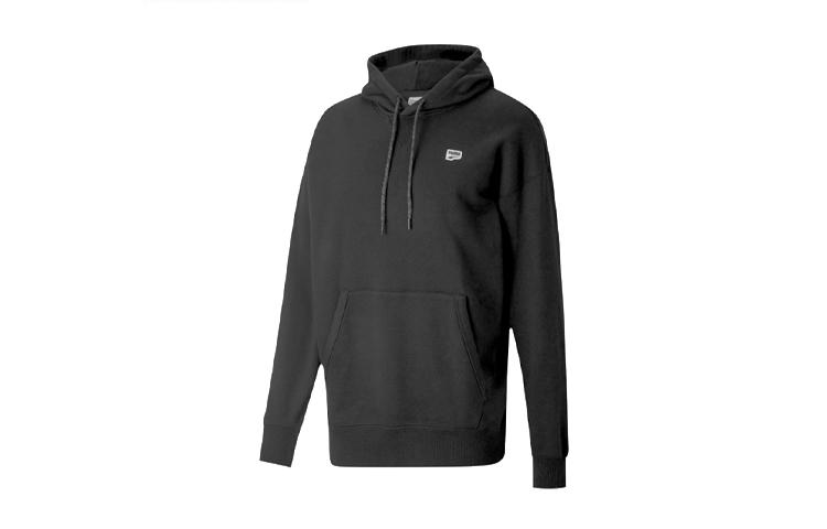 PUMA Downtown Sweatshirts Men s Black Hooded Moderate Regular 599184-01 S