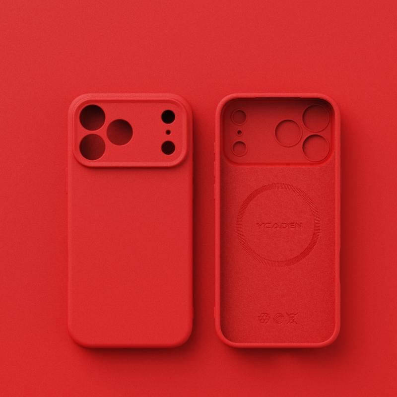 

Официальный магнитный чехол из жидкого силикона для iPhone 17 Air 16 Plus 15 14 13 12 Pro Max 16E Для Magsafe Беспроводная зарядка Матовый чехол 17Promax