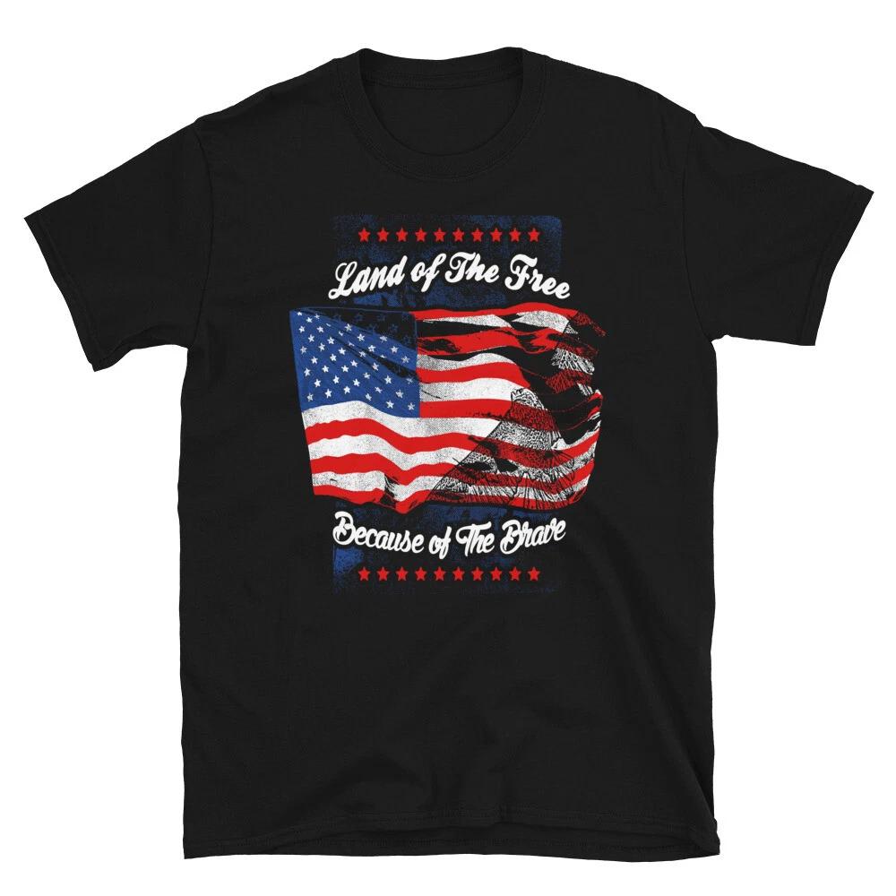 Veteran Land Of The Free 2nd Amendment Freedom T-Shirt S