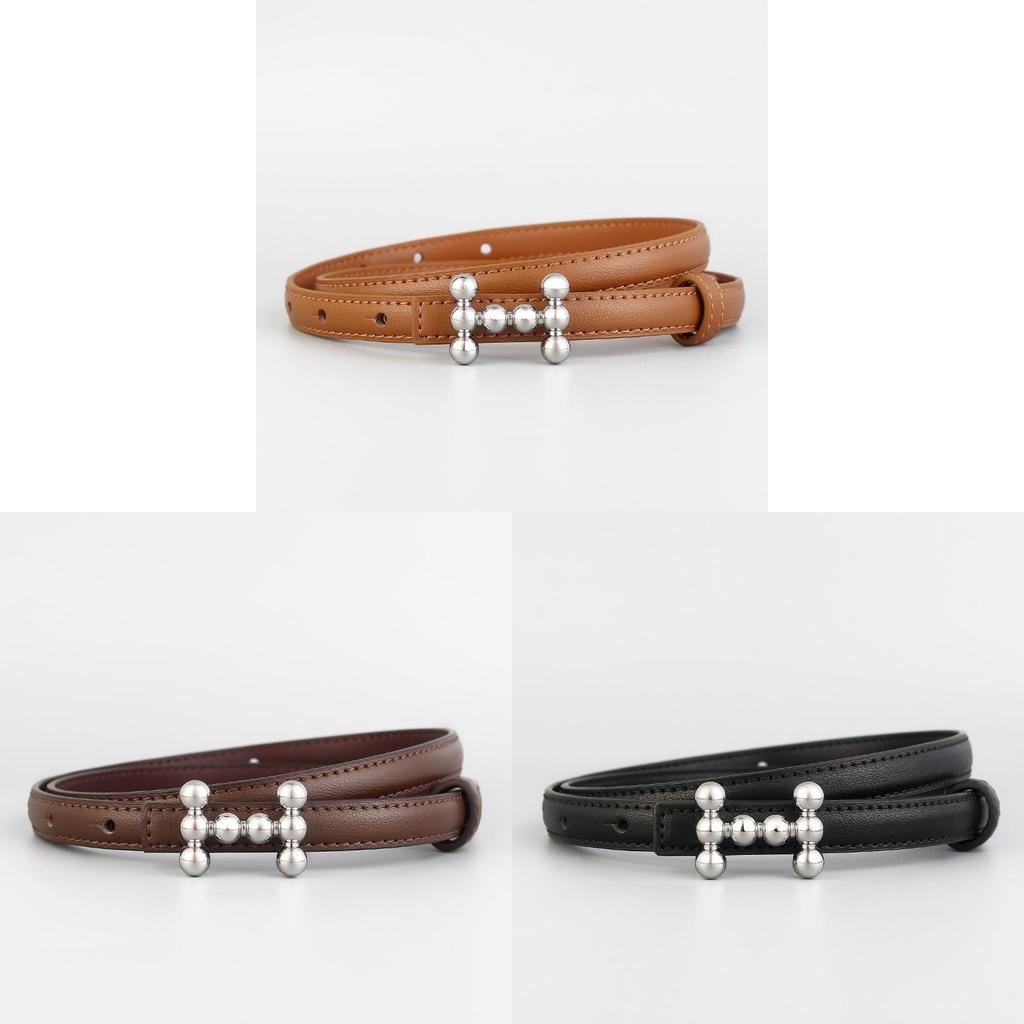 Genuine Leather Womens Belt With Alloy Buckle For Casual And Office Wear