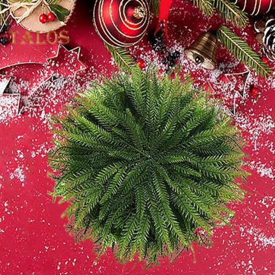 Підкладка зі штучного кедра. Щільні гілки. Багаторазова жаростійка подушка для святкового дня подяки.