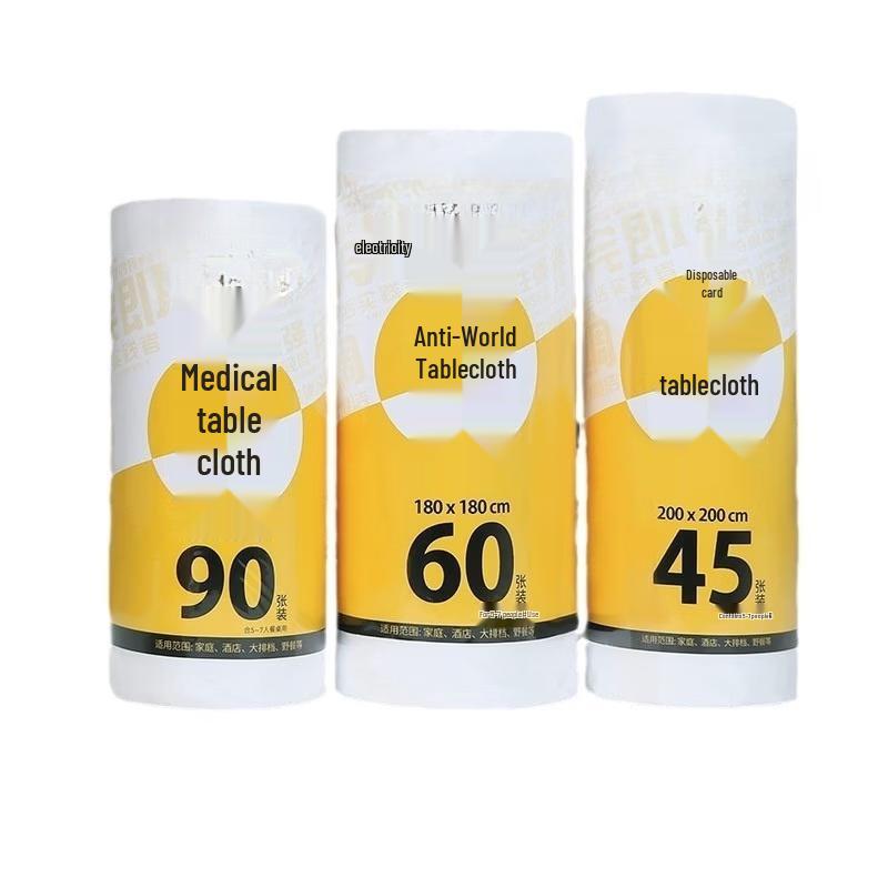 

OIMG Disposable Plastic Tablecloth