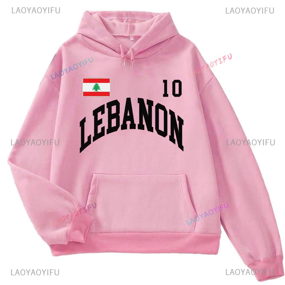 This Is Not My Dna Lebanon Flag Map Men's Long Sleeve Hoodie Autumn/Winter 2024 Lebanon Map Graphic Print Autumn Sweatshirt