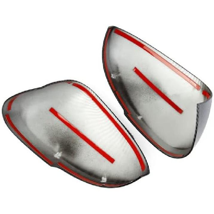 Kohlefaser Seitenrückspiegel Abdeckung Zierleisten Zubehör für Mitsubishi Outlander 2022-2026/Nissan Rogue 2021-2026