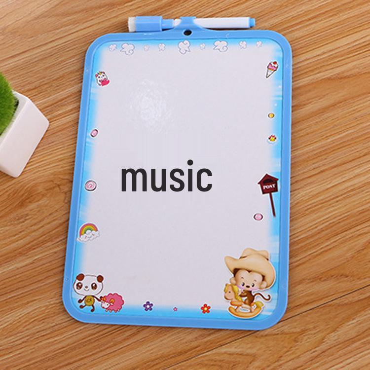 

Cute Cartoon Whiteboard: Home Message & Children s Drawing Board синий