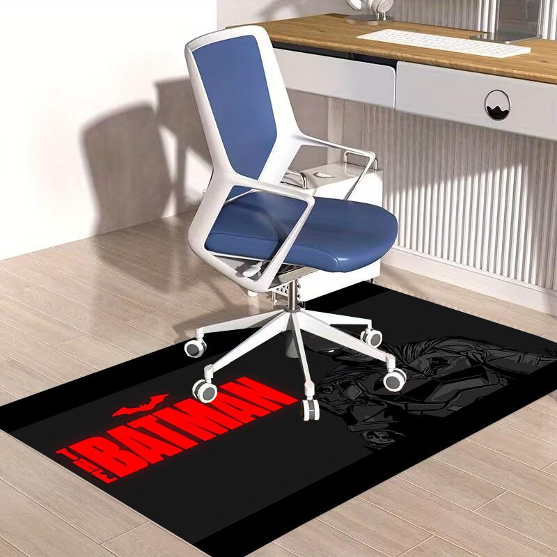 1pc Office Carpet Chair Mats The Batman: Dark Knight Armor Perfect for Office Chairs, Living Rooms, Or Bedrooms,Polyester Carpet.HDT191