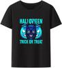 Alien On Pumpkin Halloween Trick or Treat Cotton T Shirt Men Women Creative Y2k Streetwear Humor Style Hipster Cool Camisetas