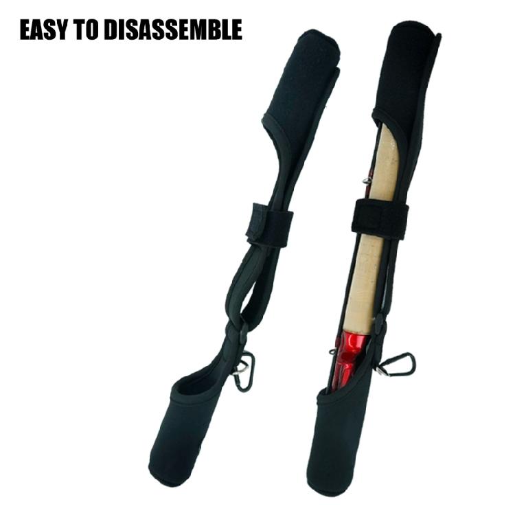 Adjustable Fishing Rod Fasteners Fishing Rod Tie Tip Cover Sleeves Poles Tie Strap For Convenient Use Fishing Accessories