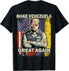 Retro Funny Make Venezuela Great Again Vintage Flag T-Shirt