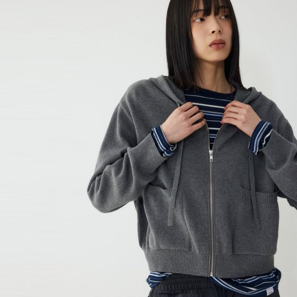 Studio Tomboy Hood Zip Cardigan  9176151971ar 