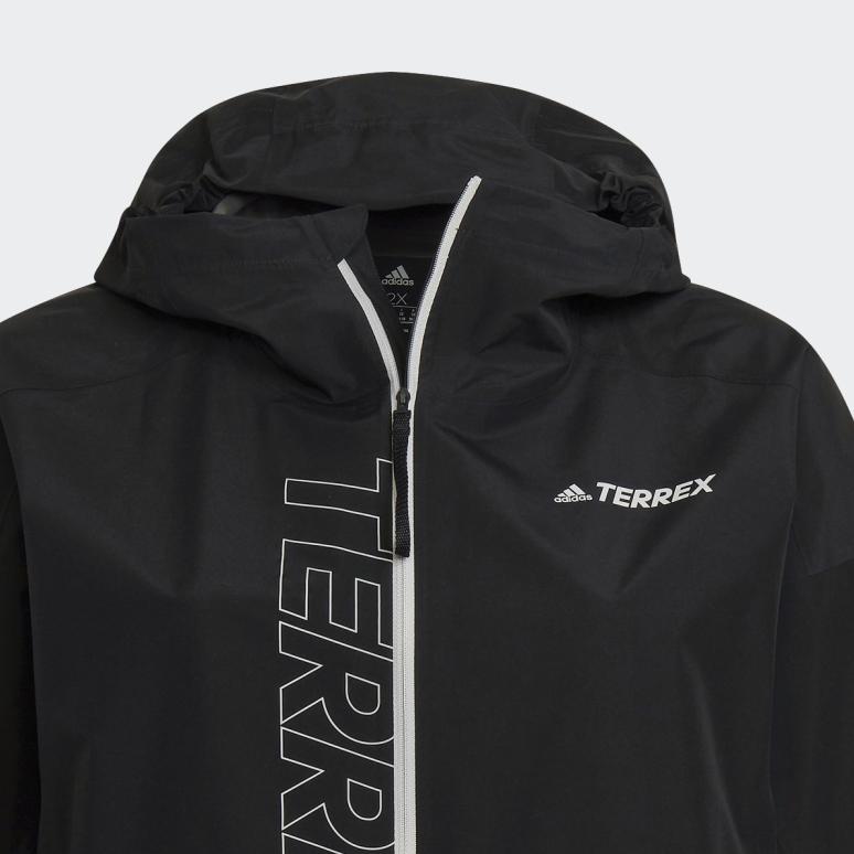 Adidas Terrex GORE-TEX Paclite Fashion Comfortable Versatile Hooded Jacket Women Jacket Black HF8719