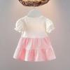 Fetițe 1-3 Ani Vara Rochie de Prințesă Set Două Piese Pantaloni Scurți Haine de Vară