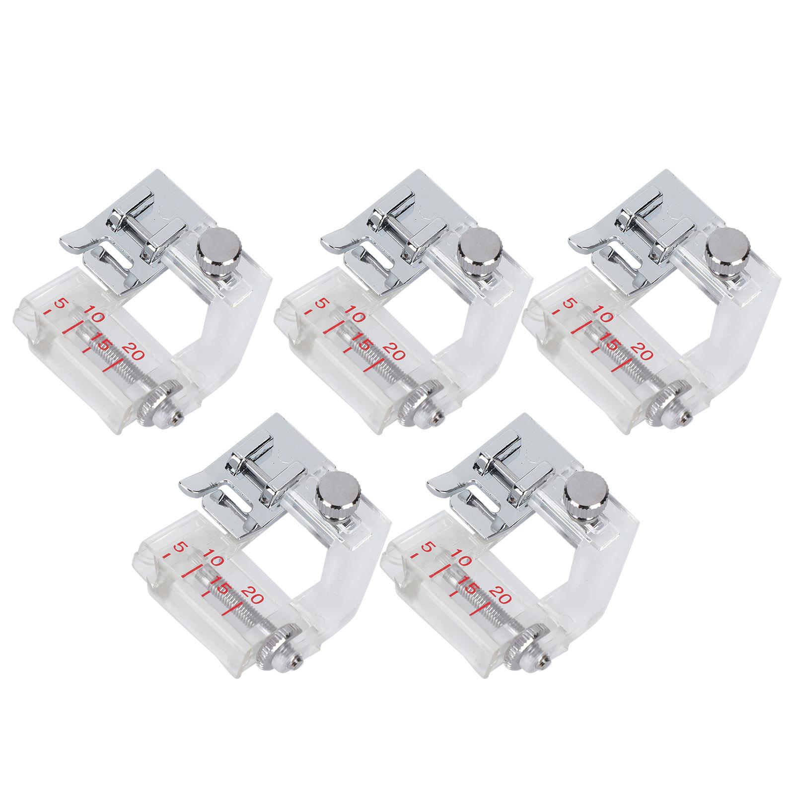 

5 шт. регулируемая лапка для пришивания косой бейки прижимная лапка швейная многофункциональная машина аксессуар подходит