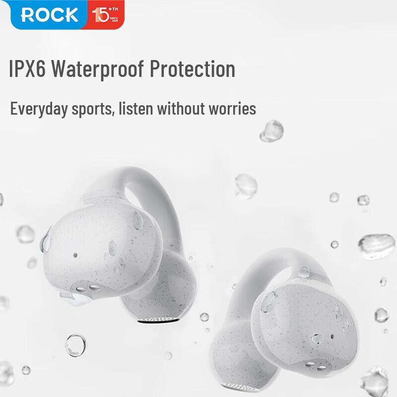 ROCK True Wireless Ear-Clip Bone Conduction Headphones